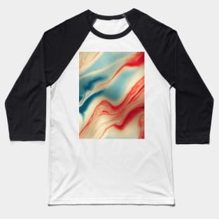 Acrylic liquid abstract seamless pattern. Baseball T-Shirt